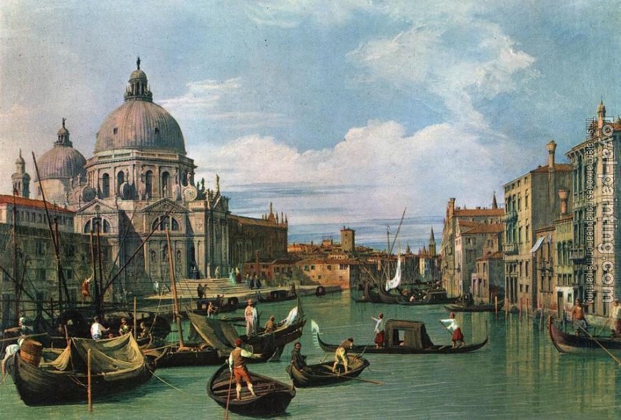Canaletto : The Grand Canal and the Church of the Salute